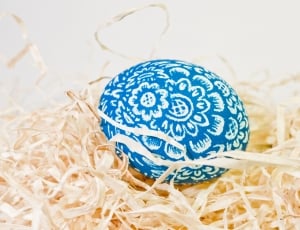 blue decorative ball thumbnail