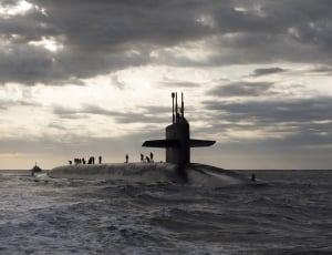 black submarine during daytime thumbnail