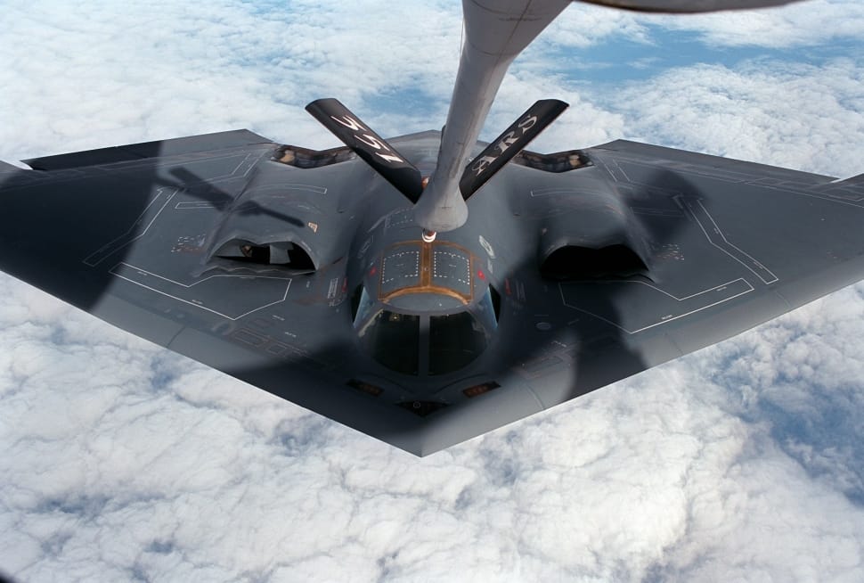 black stealth bomber preview