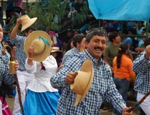 Cajamarca, Carnival, Hat, Men, Peru, togetherness, celebration thumbnail