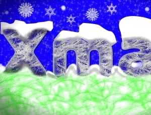 snowflakes and xmas painting thumbnail