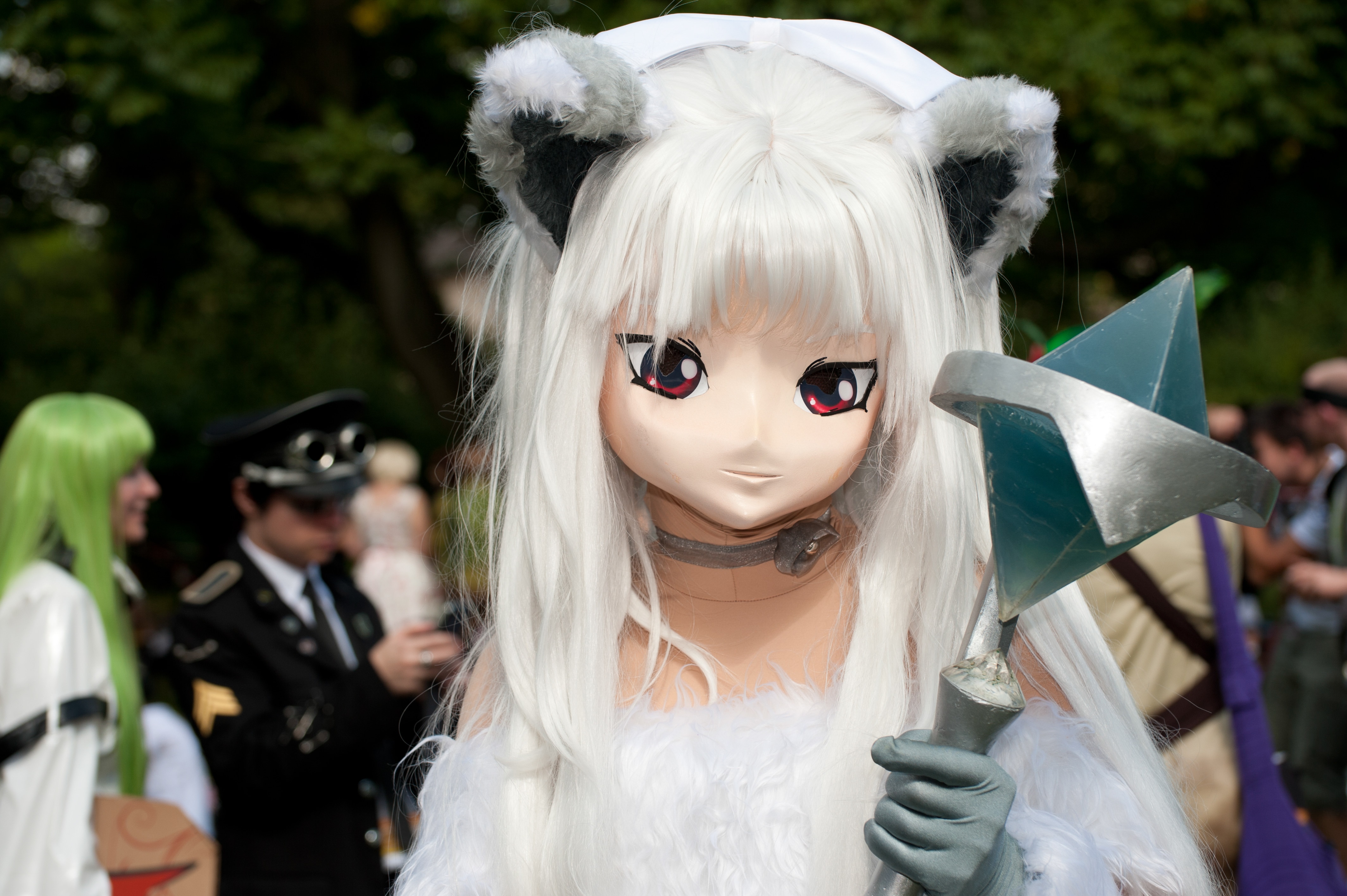 woman in anime costume during daytime photo