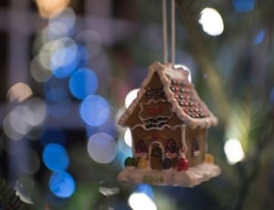 toy, house, christmas, tree, outdoors, day thumbnail