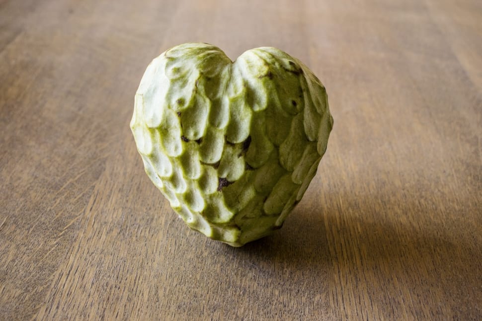 green heart shape fruit preview