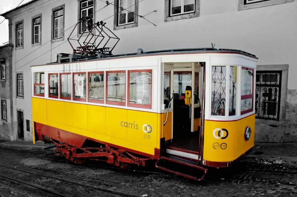 Train, Portugal, Nostalgic, Lisbon, public transportation, transportation preview