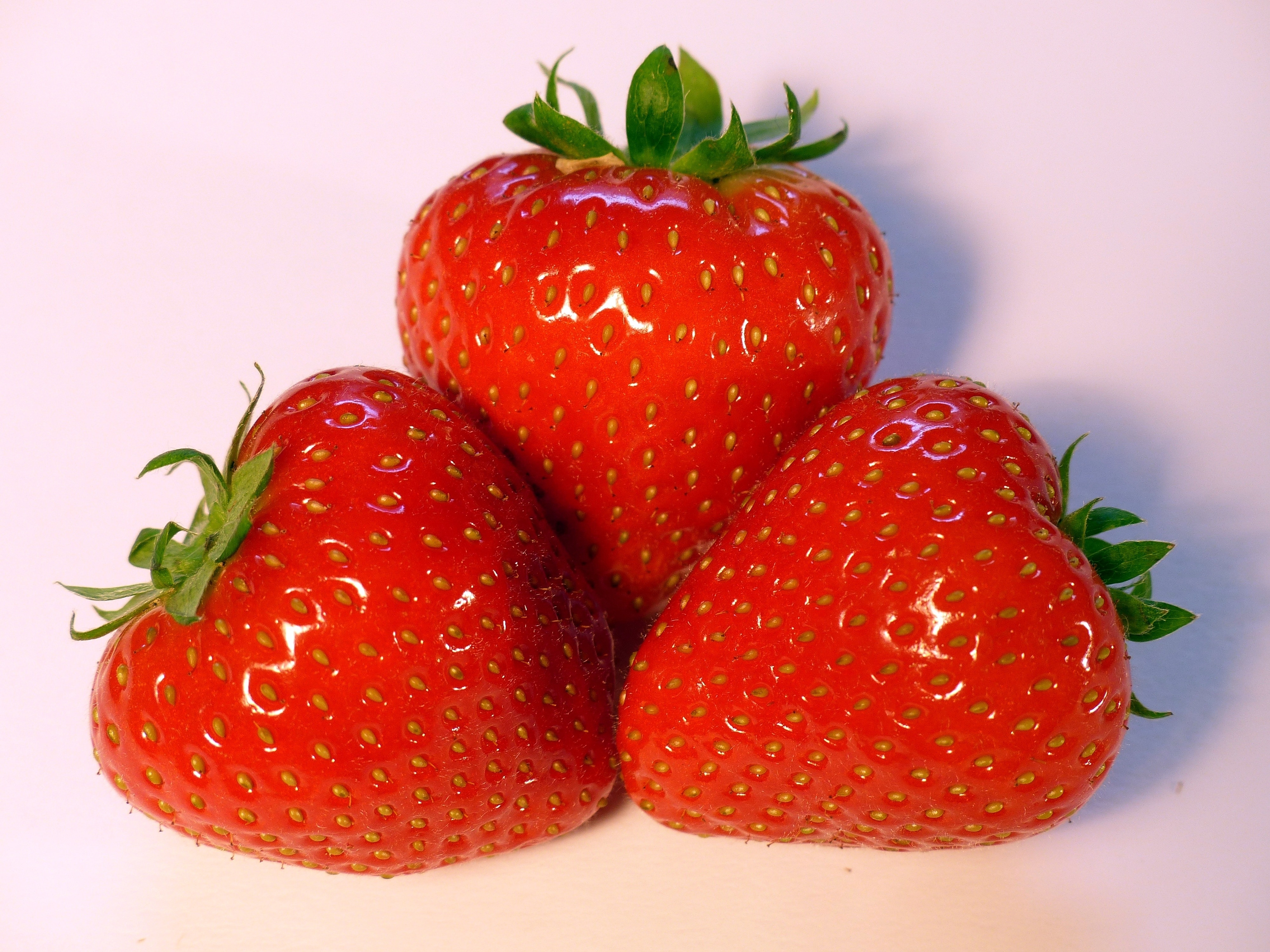 3 strawberries.