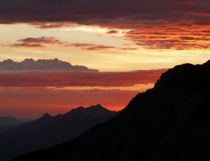 sunset mountain photo thumbnail