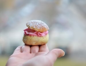 brown and pink pastry thumbnail