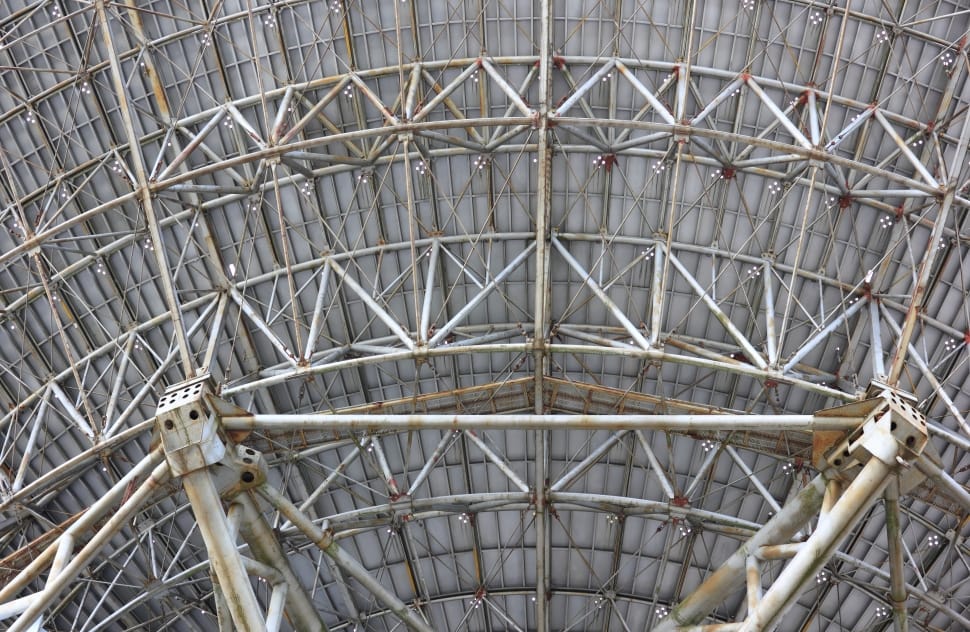 gray and white metal dome ceiling preview