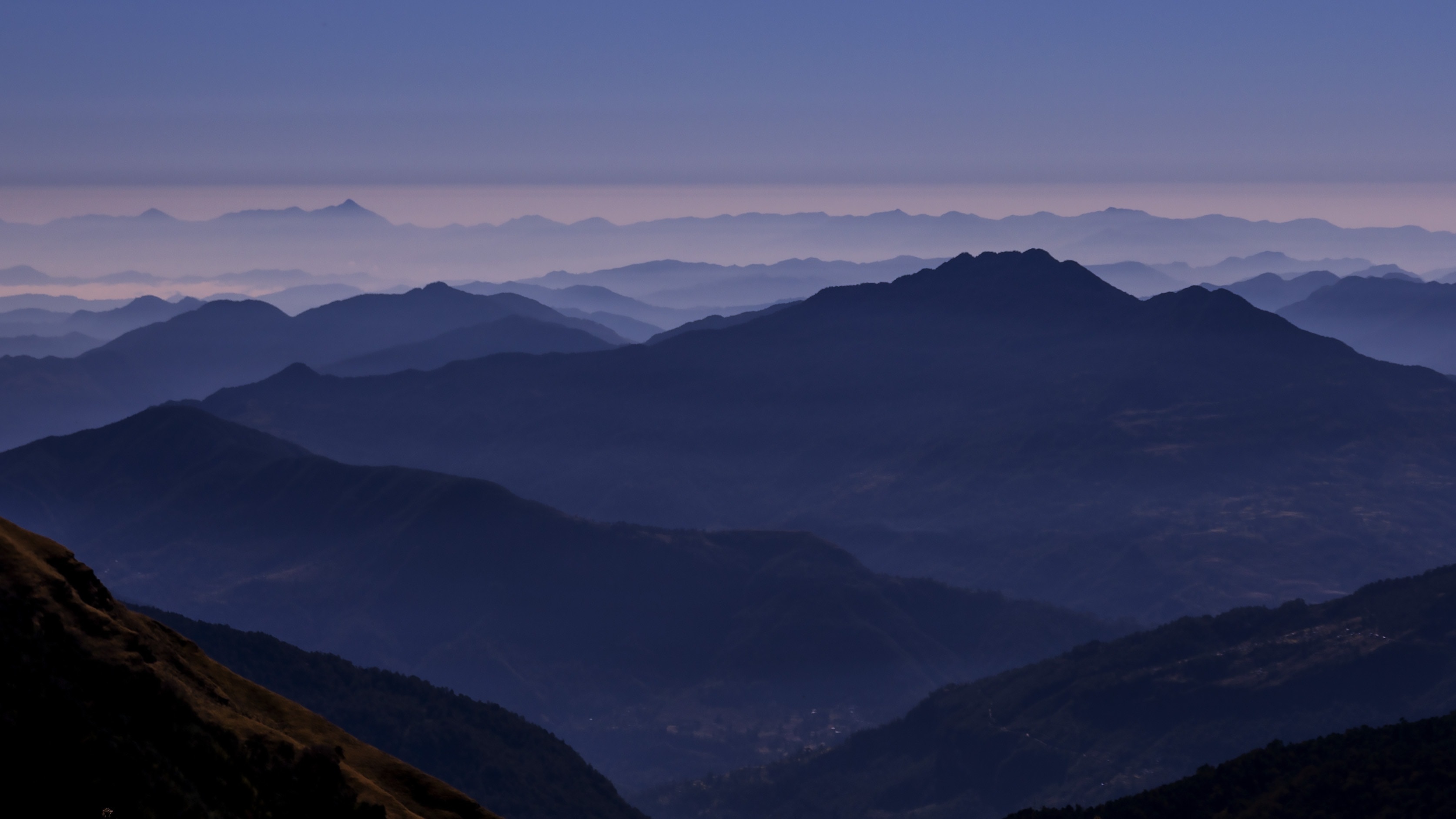 dusk mountain photograph