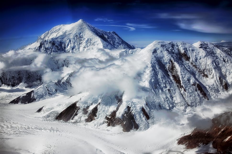 Landscape, Scenic, Mount Foraker, Alaska, mountain, snow preview