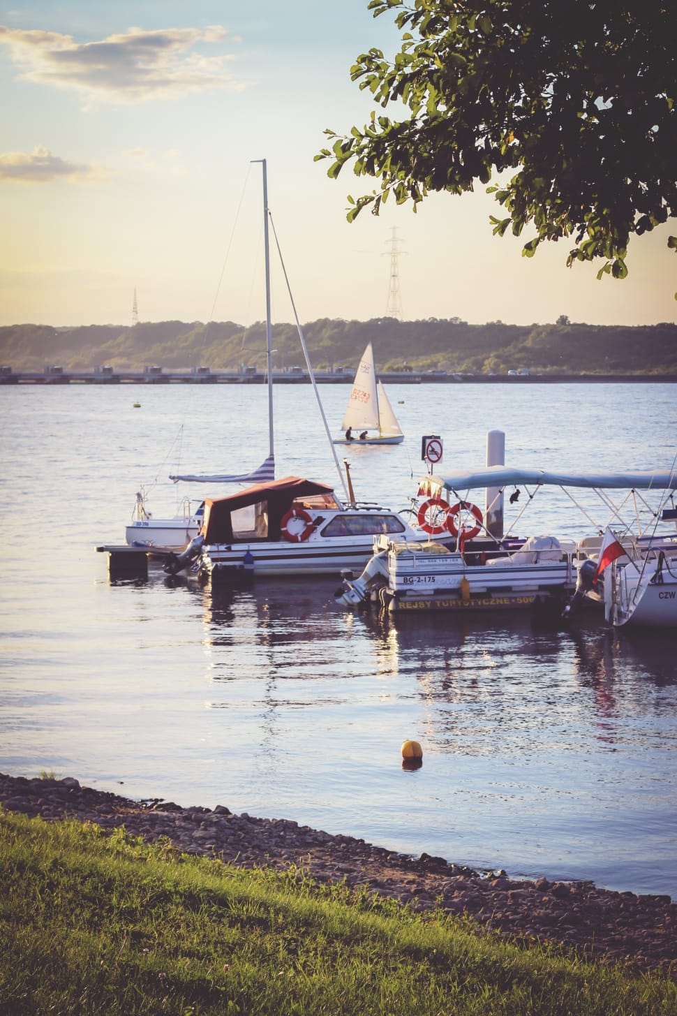 River, Boat, Bay, Water, Sunset, Marina, nautical vessel, transportation preview