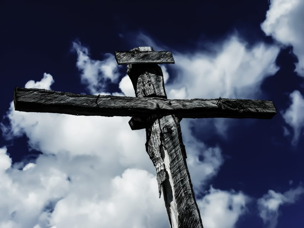 gray wooden cross preview