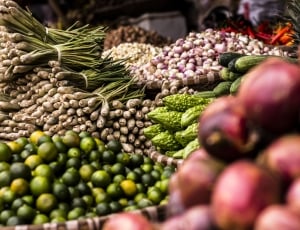 macro photo of vegetables on display thumbnail