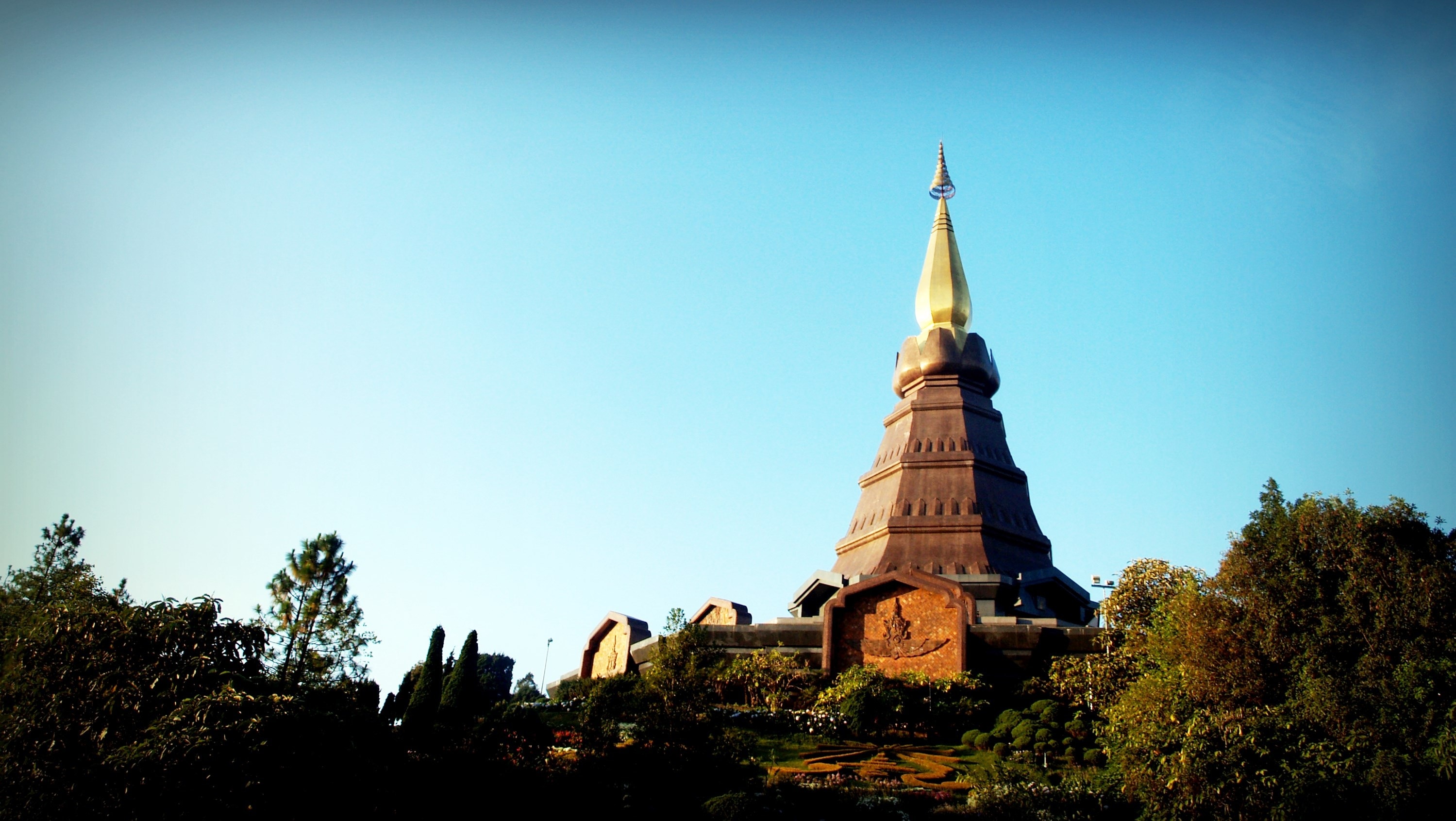 beige pagoda temple