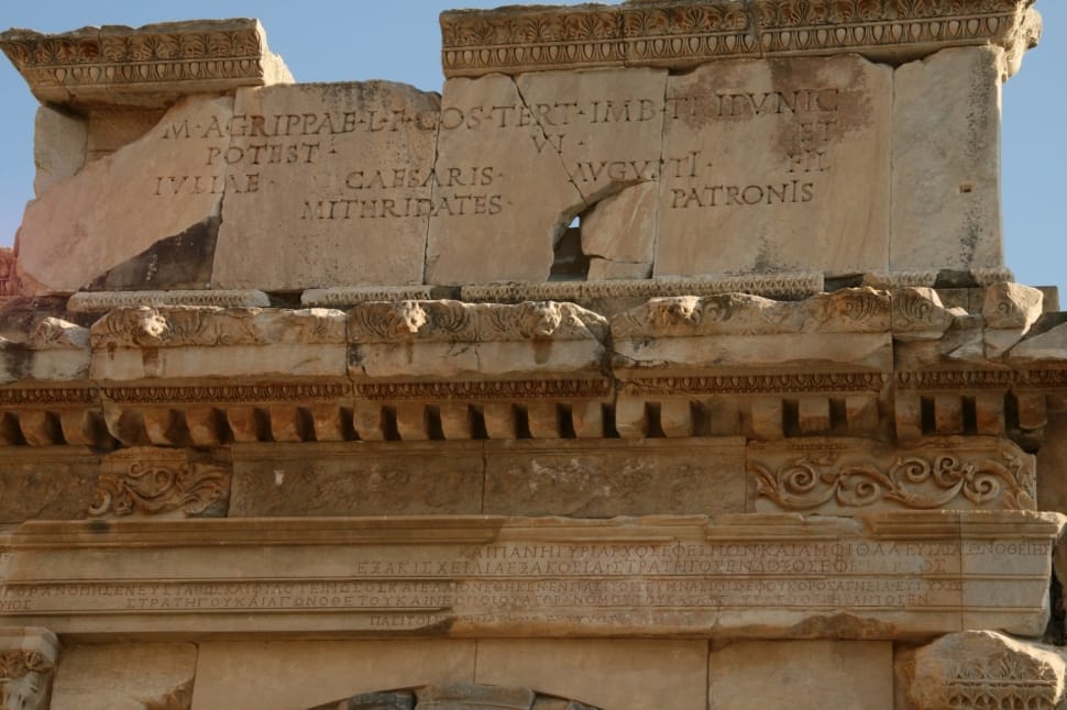 Writing, Turkey, Ephesus, Landmark, architecture, history preview