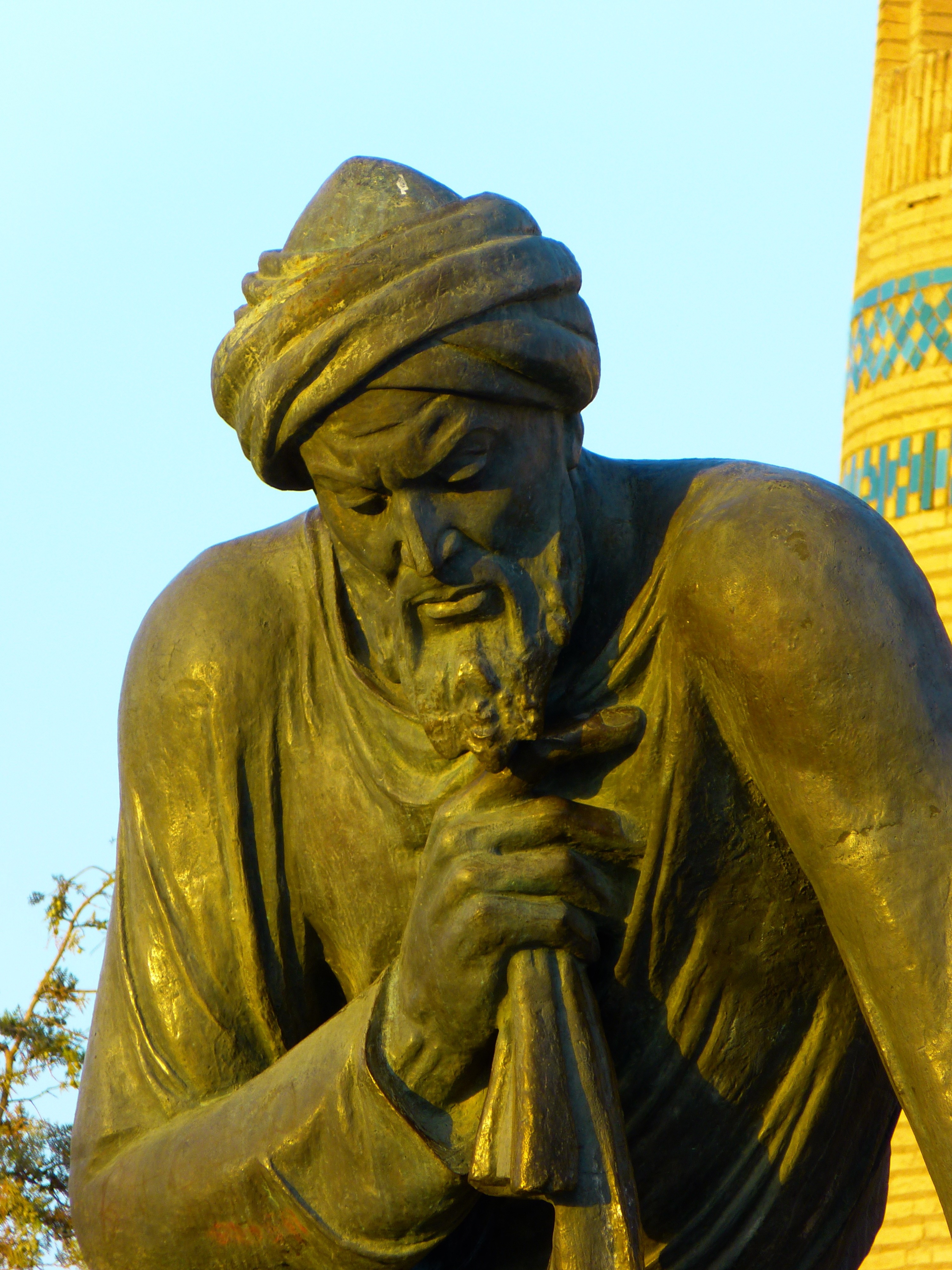 man wearing turban statue