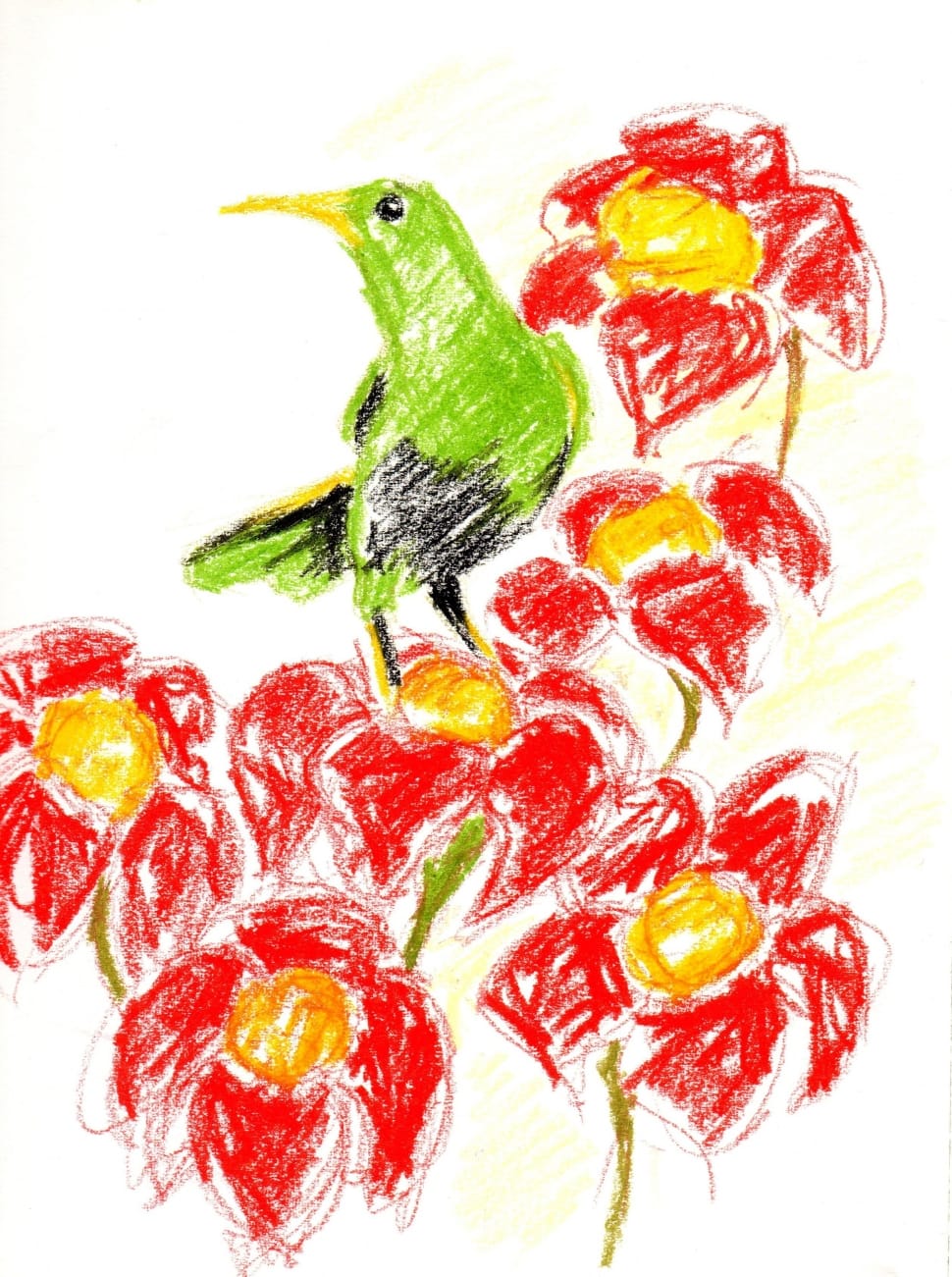 Crayon, Bird, Kid, Drawing Illustration, food and drink, food preview