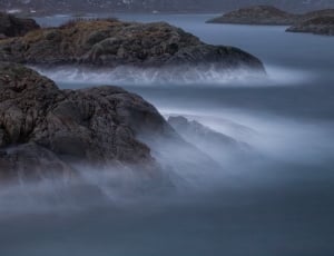 Cliffs, Sea, Lofoten, Norway, Waves, sea, nature thumbnail