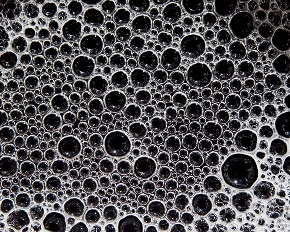 black and white bubbles preview