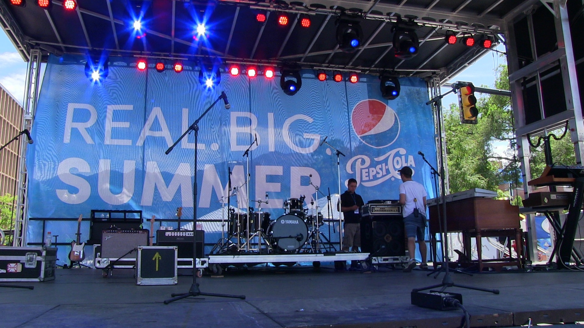 Pepsi Cola Real Big Summer tour stage