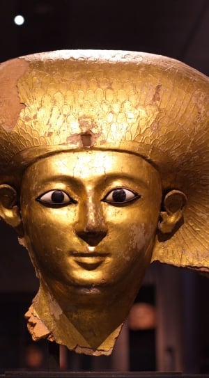 brass pharaoh headbust thumbnail