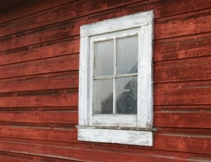 white wooden rectangular framed glass window thumbnail