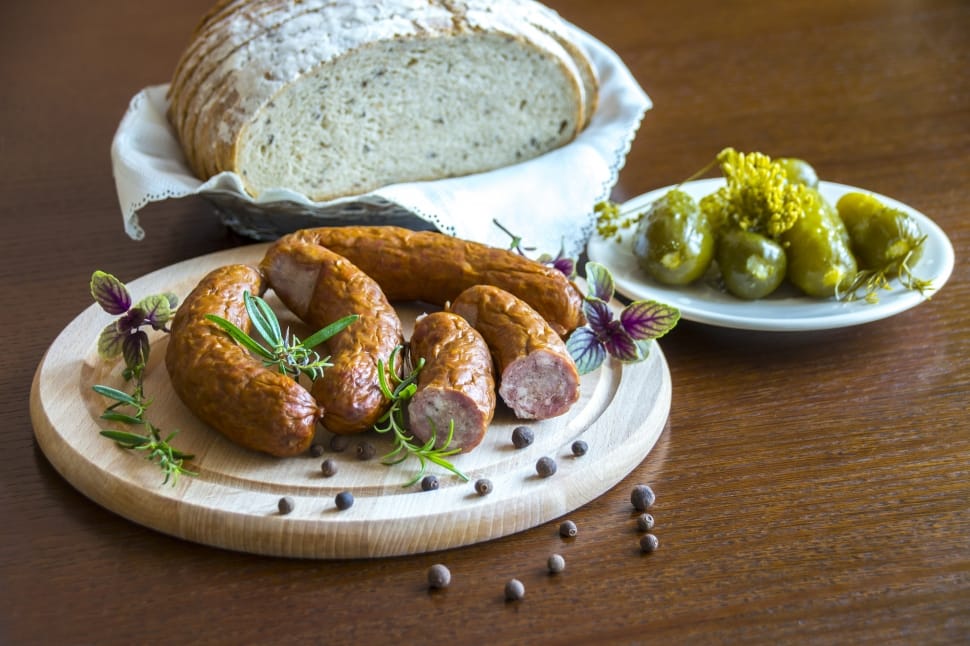 sausage pickles and bread preview