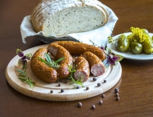 sausage pickles and bread thumbnail