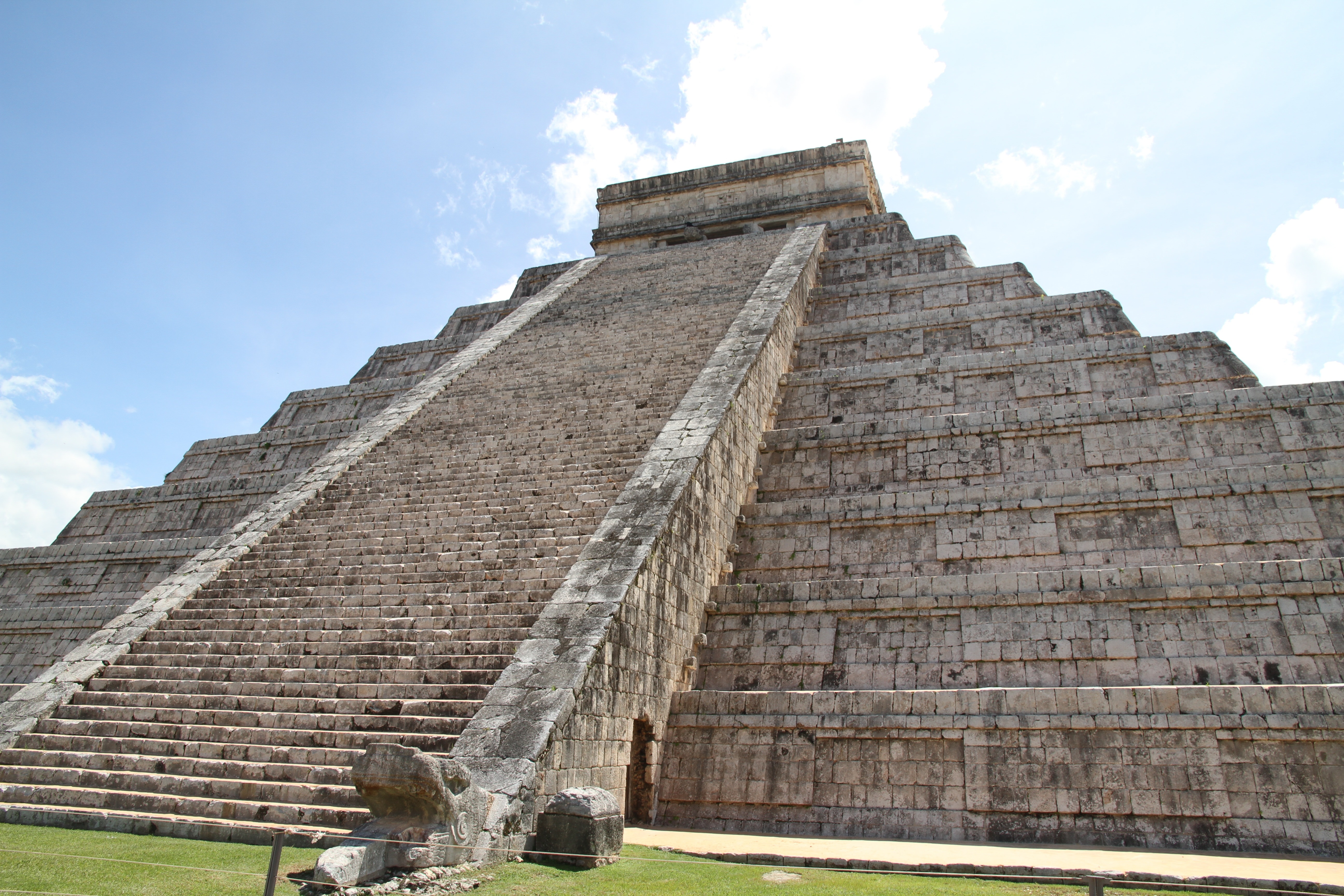 photo of concrete pyramid staircase landmark