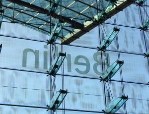 Berlin, Facade, Central Station, Glass, text, communication thumbnail