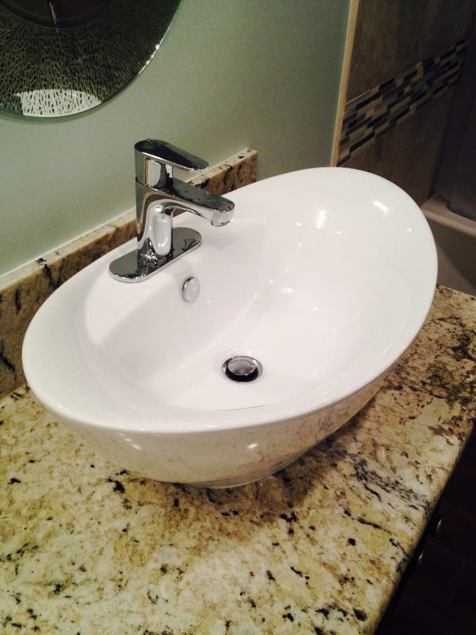 white ceramic sink with faucet preview