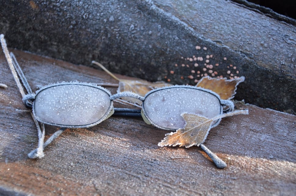 Glasses, Frost, Old, Cold, Sad, Winter, no people, day preview
