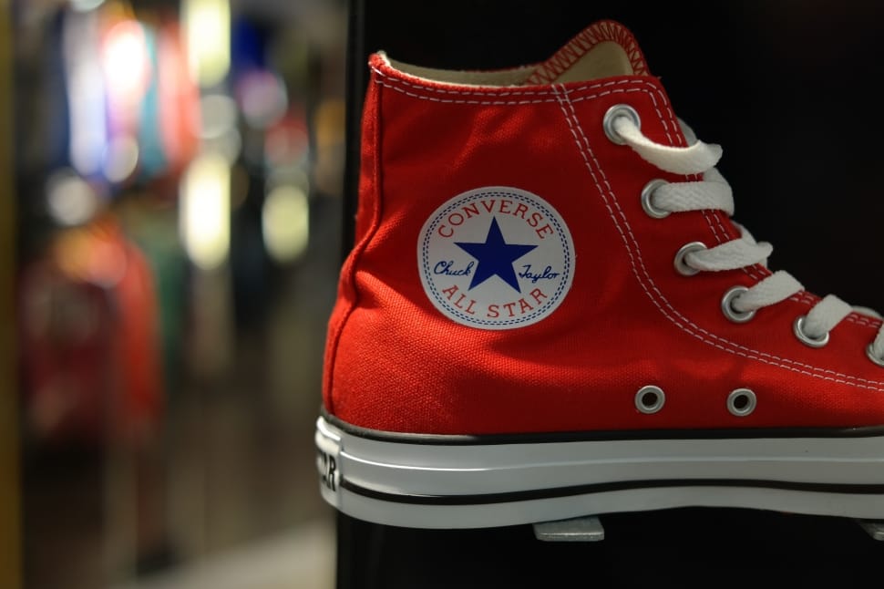red white and black converse all star chuck taylor high tops preview