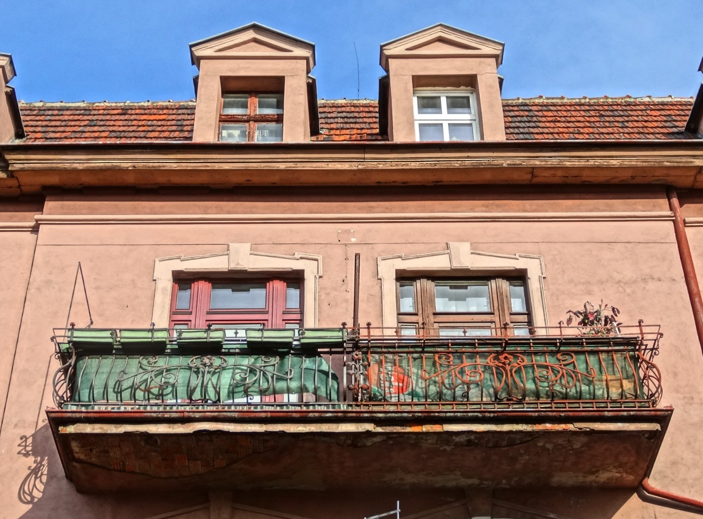 Bydgoszcz, Balcony, House, Architecture, building exterior, architecture