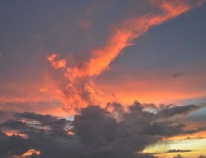 gray and red clouds thumbnail