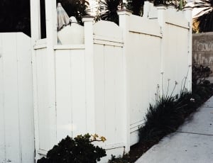 white wooden fence thumbnail