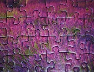 purple and green puzzle board thumbnail