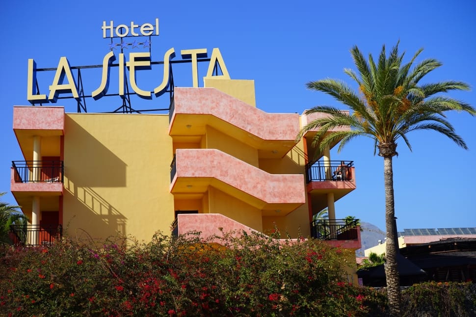 Playa De Las Americas, Hotel, Building, palm tree, outdoors preview