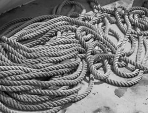 Black And White, Marine, Nautical, Rope, strength, rope thumbnail