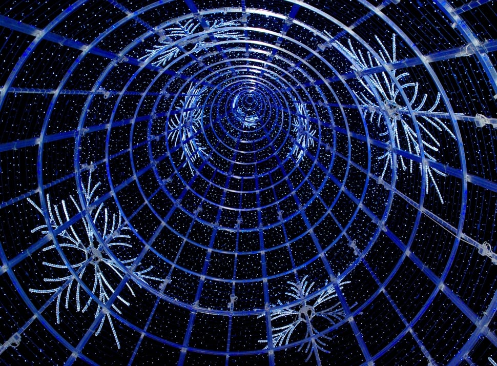 blue and white snowflake rack preview