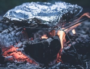 foil grill on charcoal thumbnail