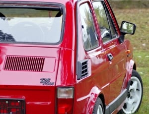 Fiat, Small Fiat, Toddler, 126P, Car, red, accidents and disasters thumbnail