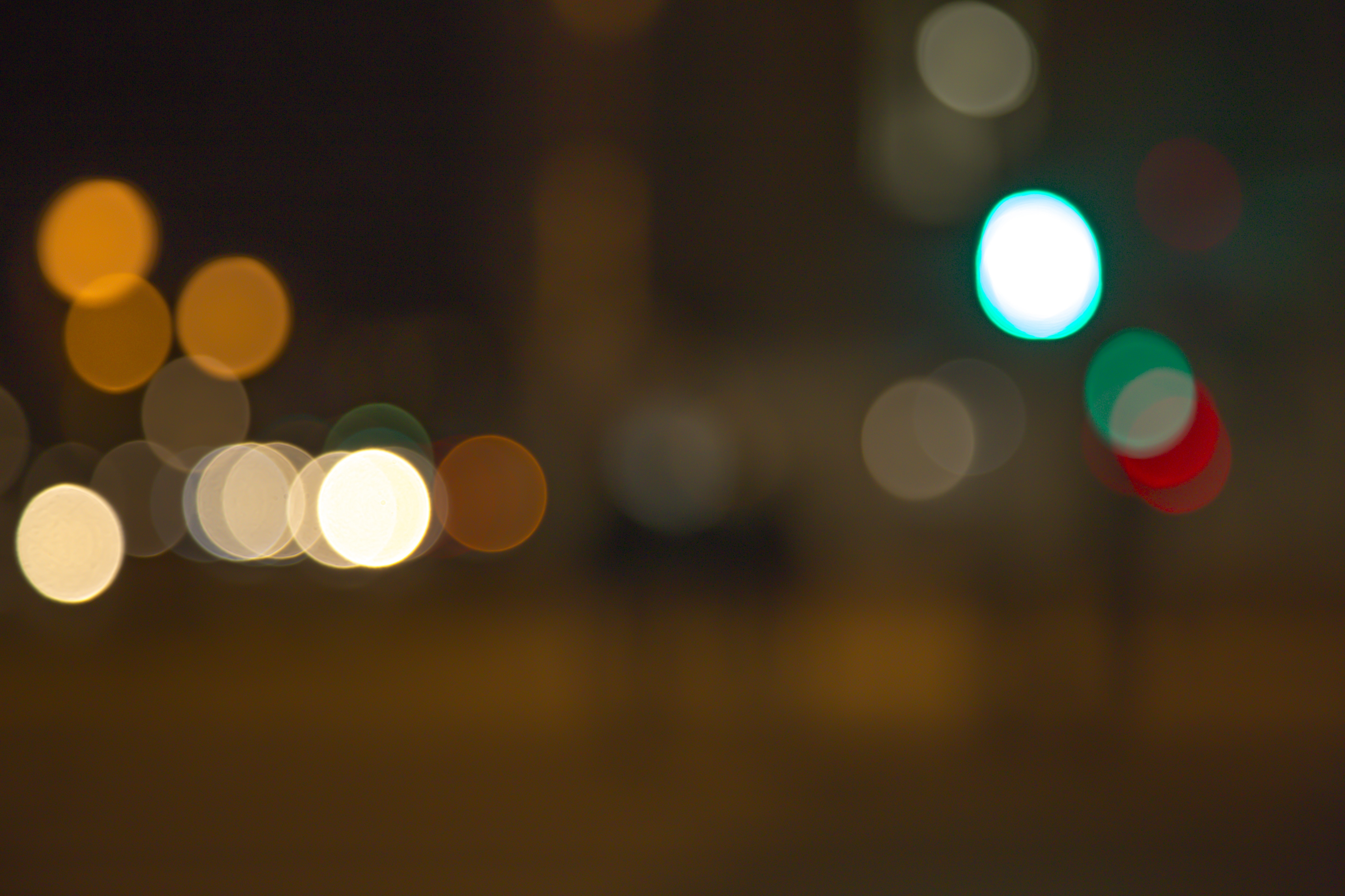 Night View, Bokeh, Car Flow, Yun, illuminated, defocused