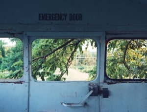 white metal emergency door thumbnail
