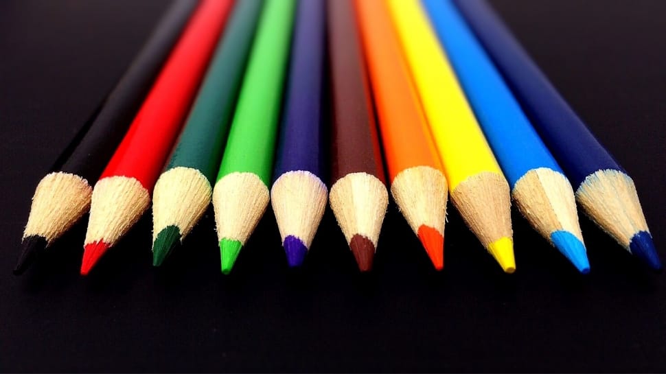 Colors, Supply, Rainbow, Pencils, School, multi colored, colored pencil preview
