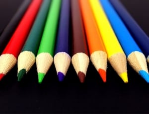 Colors, Supply, Rainbow, Pencils, School, multi colored, colored pencil thumbnail