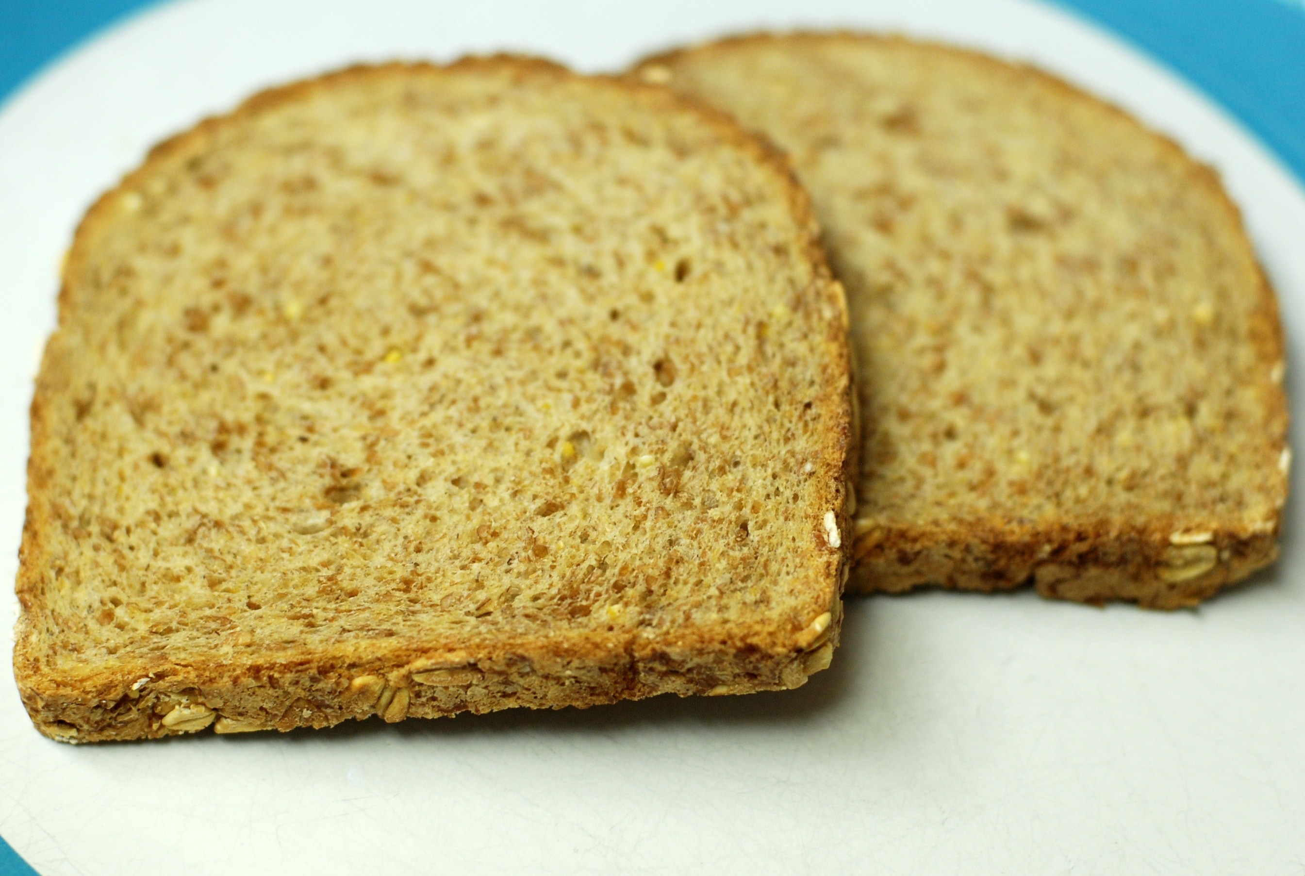 brown slice loaf bread