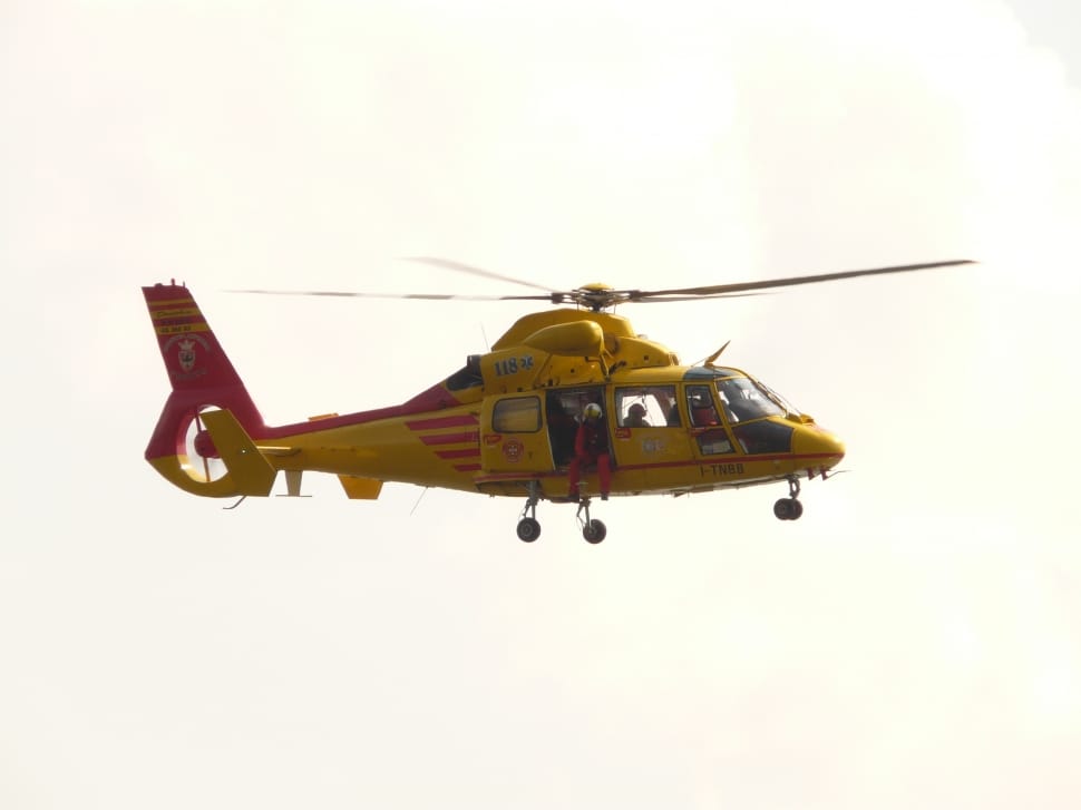 yellow rescue helicopter preview
