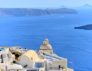 Greece, Santorini, Beach, The Sun, architecture, dome thumbnail